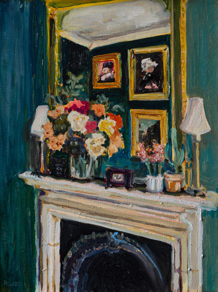 Piano Room Sonata, oil on canvas