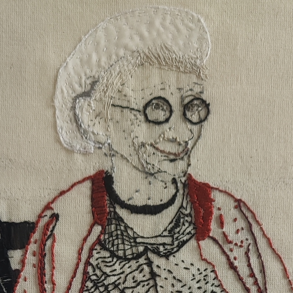 Hand embroidery - Hen nain/Great grandmother