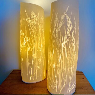 Artwork by Susan Day: Ceramic lamps