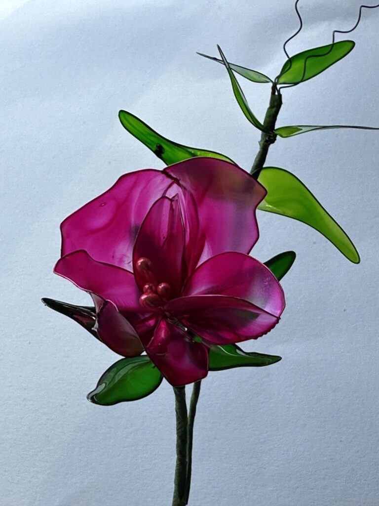 Sweet Pea, made from a dipping resin.