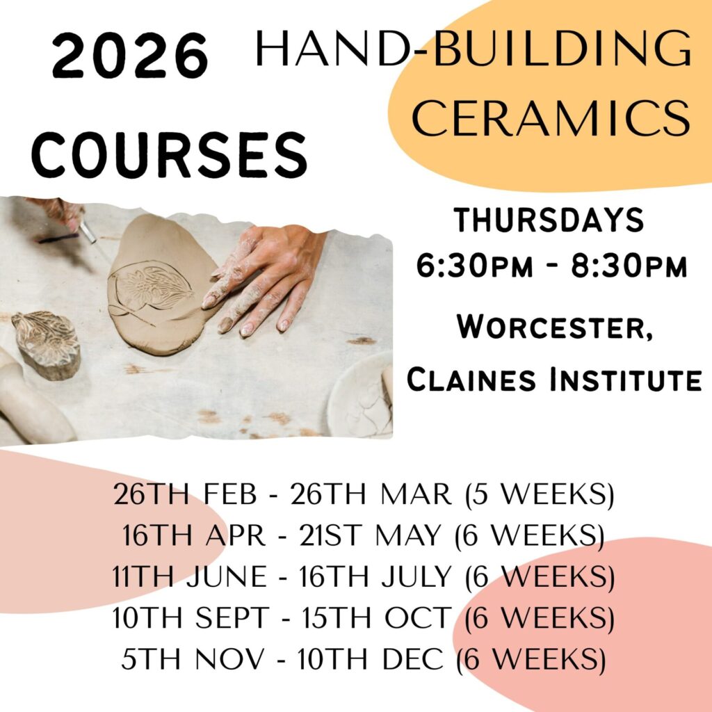 Handbuilding Ceramics for beginners and continuing learners