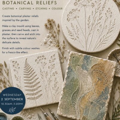 Hidden Worlds Day 2: Botanical Reliefs – Casting, Carving & Colour