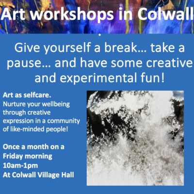Friday Monthly Creative Art workshop in Colwall