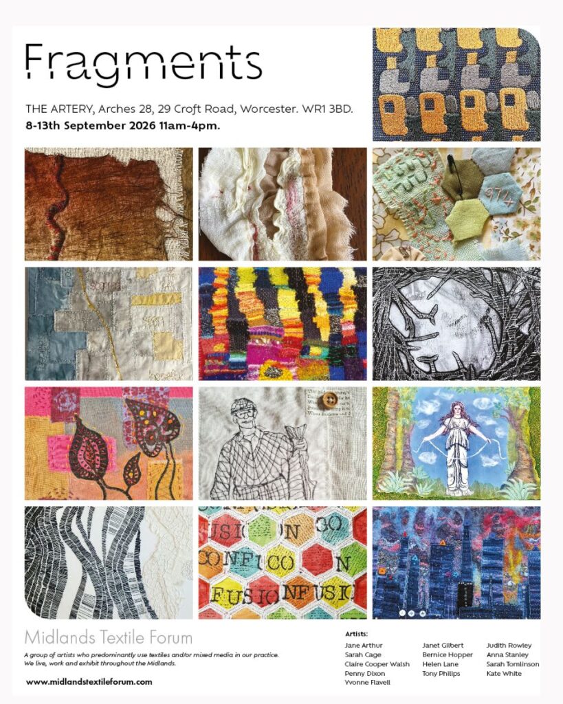 Fragments, a Midlands Textile Forum exhibition